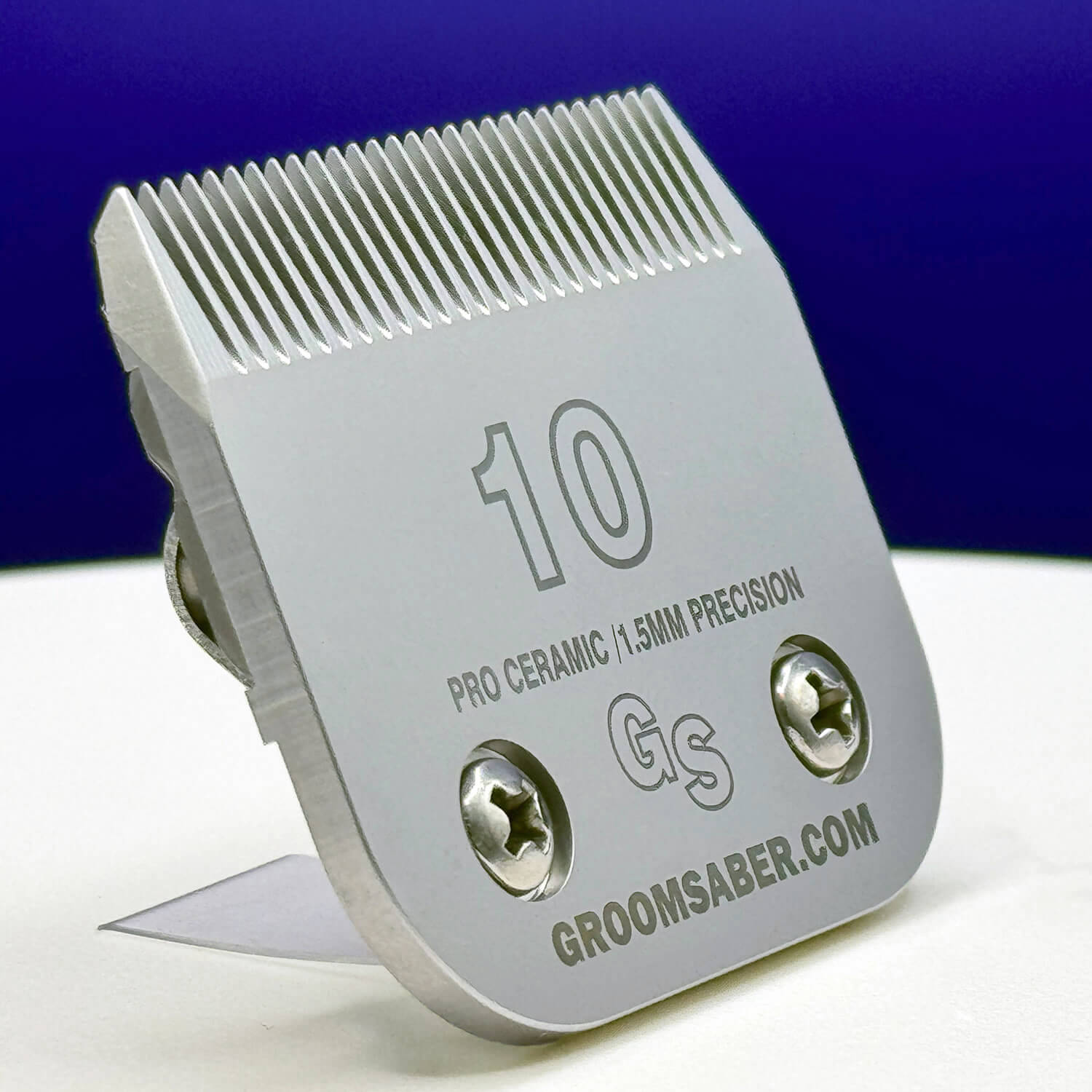Lame de tondeuse pour chien en céramique 10# (1,5 mm)