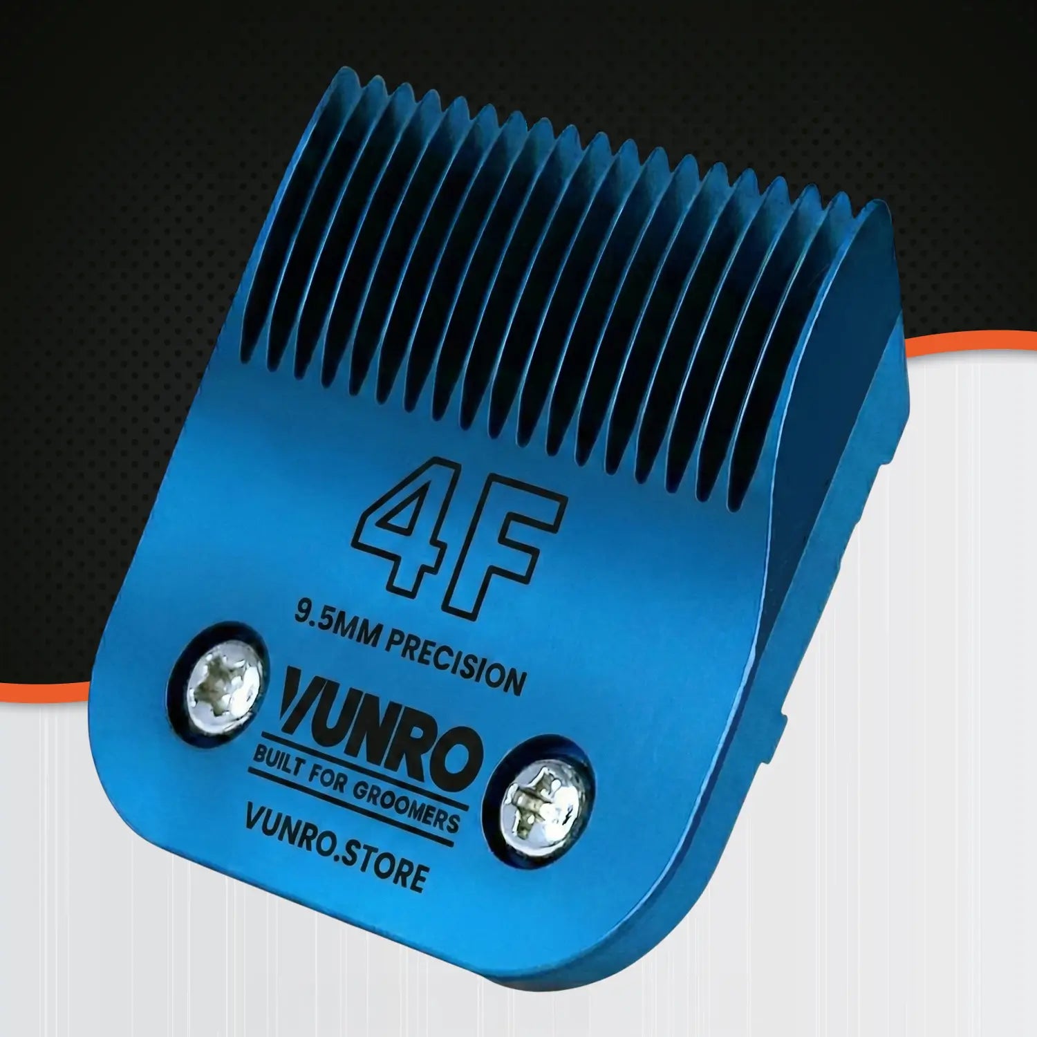 4F Blue Steel Dog Clipper Blade (9.5 mm)