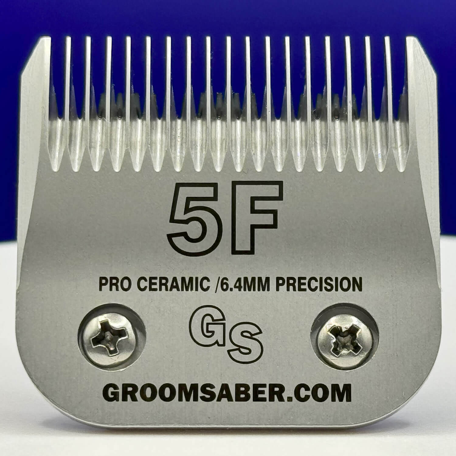 Lame de tondeuse pour chien en céramique 5F (6,4 mm)